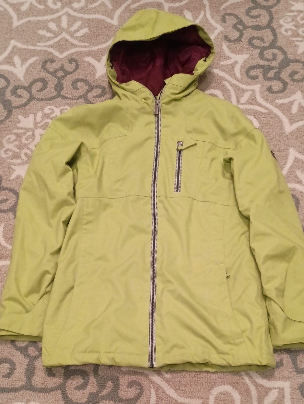 Ride Snowboards Jacket in Lime Green